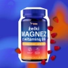 Triggy Żelki Magnez + Witamina B6 o smaku malinowym, 60 szt.
