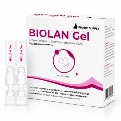 Biolan Gel Krople do Oczu z Hialuronianem Sodu 10 x 0,35 ml
