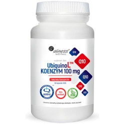 Koenzym Q10 Ubiquinol Aliness Kaneka 100 mg – energia i serce 60 kaps