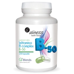 Aliness Witamina B-Complex B-50 100 kapsułek Aliness Witamina B-Complex B-50 100 kapsułek