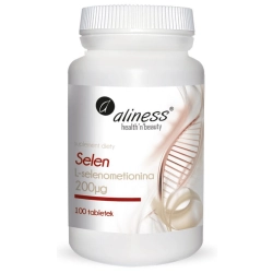 Aliness Selen L-selenometionina 200 ug 100 tabletek Aliness Selen L-selenometionina 200 ug 100 tabletek
