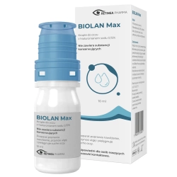 Biolan Max krople do oczu, roztwór 0,15%, 10ml