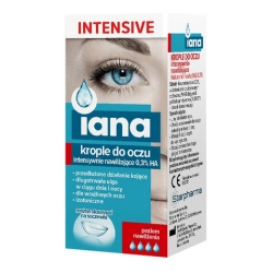 Iana Intensive, nawilżające krople do oczu 0,3 % HA, 10 ml