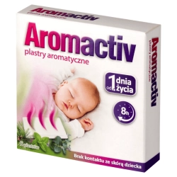 Aromactiv, plastry aromatyczne od 1 dnia życia, 5 sztuk Aromactiv, plastry aromatyczne od 1 dnia życia, 5 sztuk