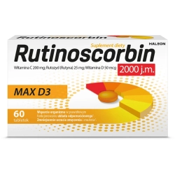 Rutinoscorbin Max D3, 60 tabletek