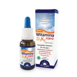 Witamina D3 K2 forte krople Dr Jacob’s 20 ml Witamina D3 K2 forte krople Dr Jacob’s 20 ml