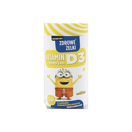 Minionki Vitamin D3 1000 Żelki dla dzieci