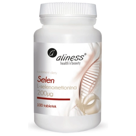 Aliness Selen L-selenometionina 200 ug 100 tabletek