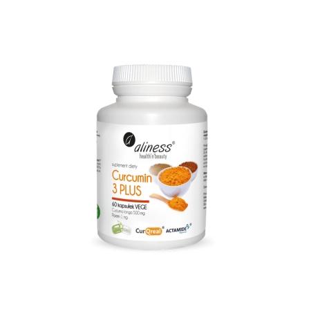 Aliness Curcumin C3 Complex Plus 60 kaps – kurkuma + piperyna 95%