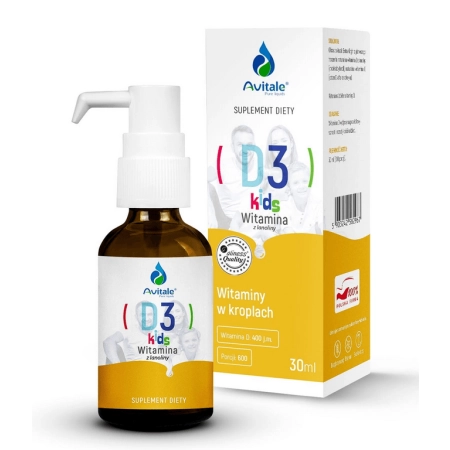 Avitale, D3 Kids, 30 ml