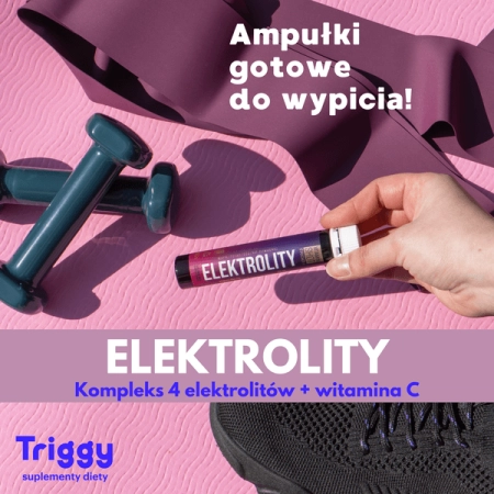 Elektrolity shot Triggy 25 ml magnez potas bez cukru