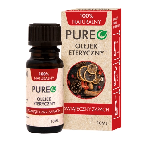 Pureo, olejek eteryczny świąteczny zapach, 10 ml