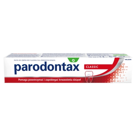 Parodontax Classic, pasta do zębów bez fluoru, 75 ml