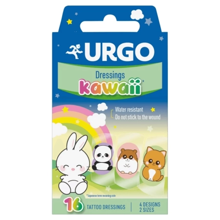 URGO KAWAII plastry dla dzieci 16 sztuk