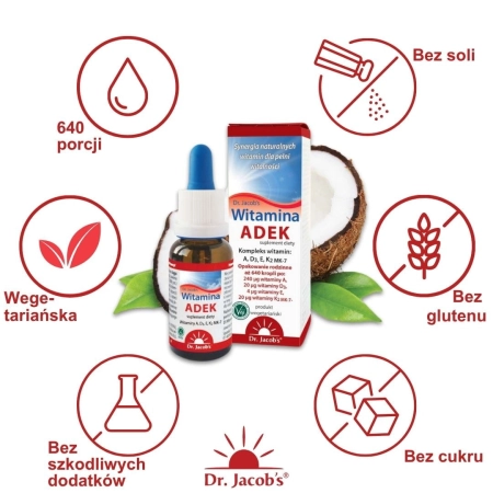 Witamina ADEK krople Dr Jacob’s 20 ml