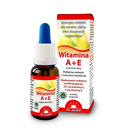 Witamina A+E krople Dr Jacob’s 20 ml