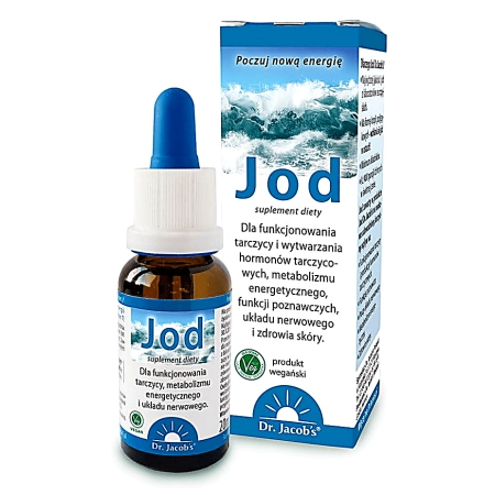 Jod w kroplach Dr Jacob’s 150 mcg 20 ml