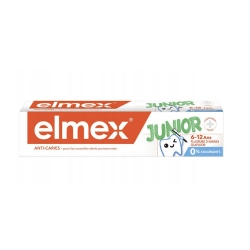 Elmex Junior Przeciw Próchnicy 6–12 lat pasta do zębów 75 ml