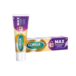 Corega Max Osłona – krem mocujący do protez zębowych 40 g neutralny smak