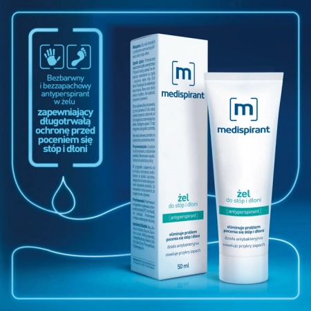 Medispirant, żel do stóp i dłoni, 50 ml