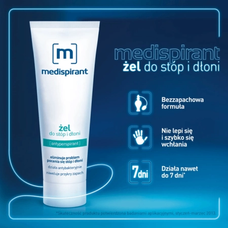 Medispirant, żel do stóp i dłoni, 50 ml
