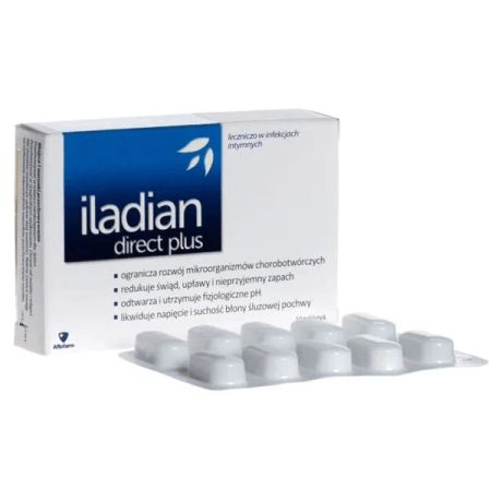 Iladian Direct Plus, 10 tabletek dopochwowych