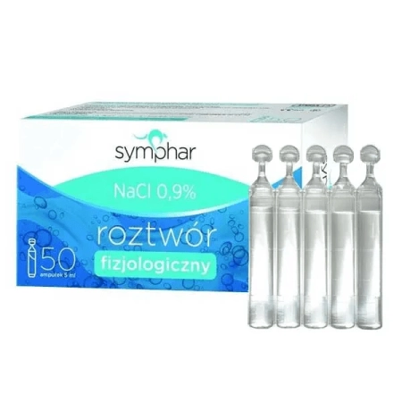 Roztwór soli fizjologicznej NaCl 0,9% Farmak – 50×5 ml