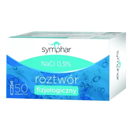 Roztwór soli fizjologicznej NaCl 0,9% Farmak – 50×5 ml