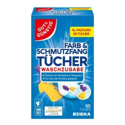 Chusteczki wyłapujące kolor do prania G&G 50 szt XL
