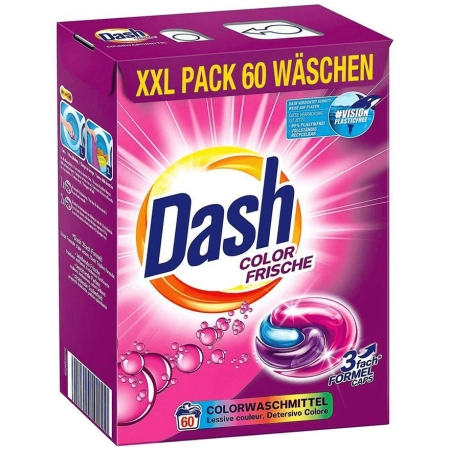 Dash Kapsułki do Prania Color Frische 60 szt do kolorów