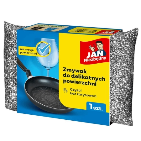 Zmywak do delikatnych powierzchni Jan Niezbędny bez rys
