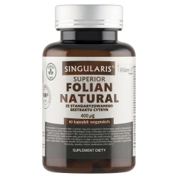 Singularis Folian Organic 400 µg 90 kapsułek Singularis Folian Organic 400 µg 90 kapsułek