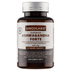 Singularis Ashwagandha Forte 620 mg 60 kapsułek wegańskich Singularis Ashwagandha Forte 620 mg 60 kapsułek wegańskich