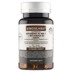 Witamina K2 MK-7 + D3 4000 IU Singularis 60 kapsułek