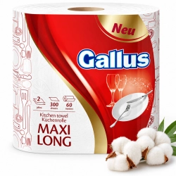 Ręcznik papierowy Gallus Maxi Long 300 listków 2-warstwowy