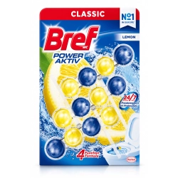 Bref zawieszka do WC Power Aktiv Lemon 3 x 50 g