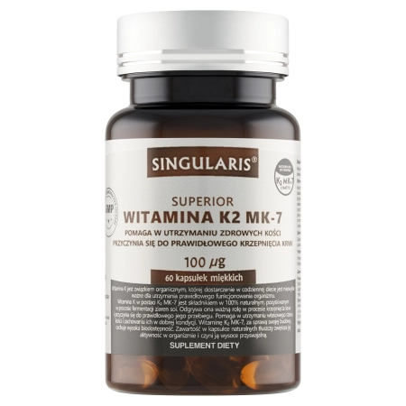Witamina K2 MK-7 Singularis 100 µg 60 kapsułek