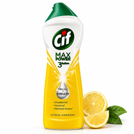 Cif mleczko czyszczące Max Power Citrus 1001 g