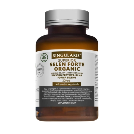 Singularis Selen Forte Organic 200 µg 60 kapsułek