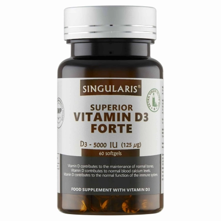 Witamina D3 5000 IU Singularis 60 kapsułek