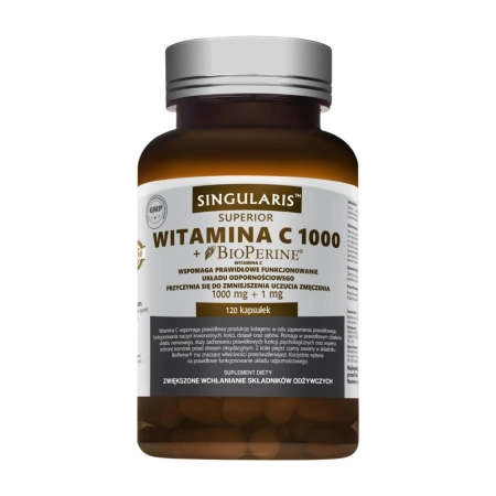 Witamina C 1000 + BioPerine Singularis 120 kapsułek