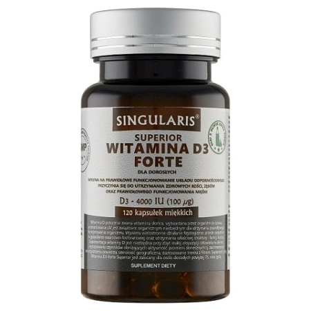 Witamina D3 4000 IU Singularis 120 kapsułek