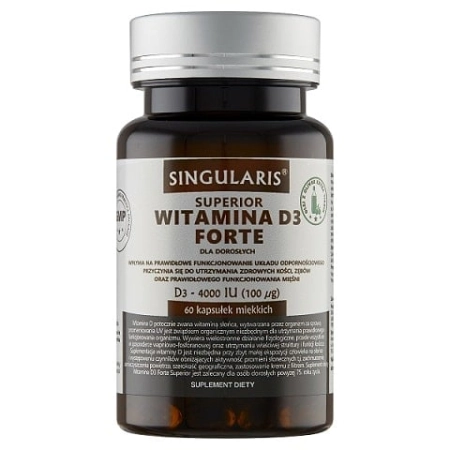 Witamina D3 4000 IU Singularis 60 kapsułek