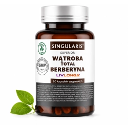 Wątroba Total Berberyna Singularis 60 kapsułek