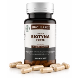 Biotyna Forte 5000 µg Singularis 60 kapsułek