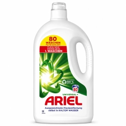 Ariel żel do prania Universal+ 80 prań 4 l