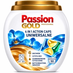 Kapsułki do prania uniwersalne Passion Gold 4w1 Universal 50 szt.