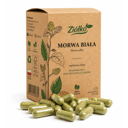 Morwa Biała 60 kapsułek Ziółko