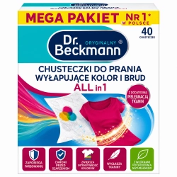 Chusteczki wyłapujące kolor Dr. Beckmann 40 szt.