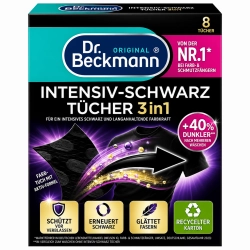 Chusteczki do prania czarnych tkanin Dr. Beckmann 8 szt.